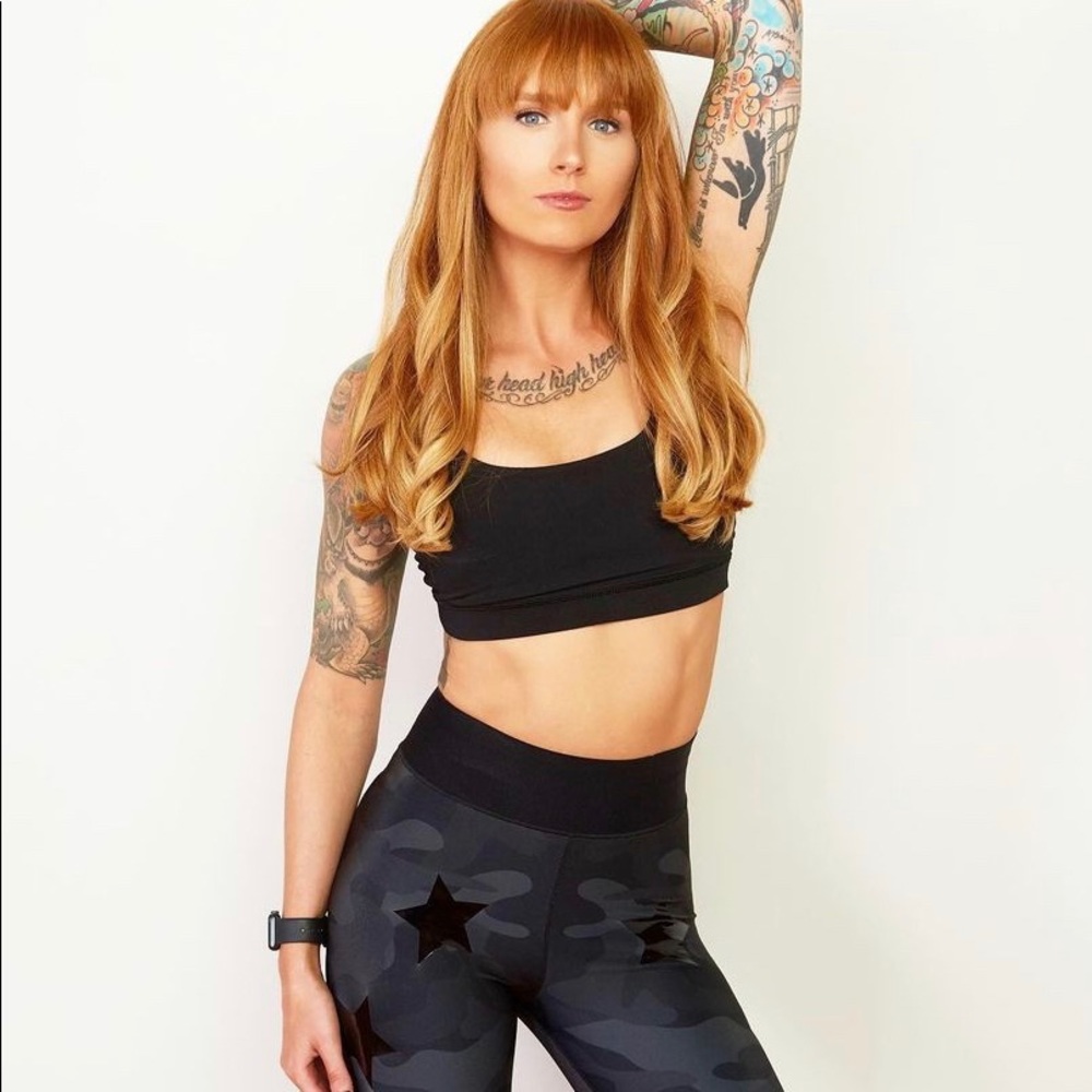 Lululemon black sports bra